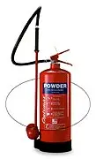 fire extinguisher containing specialist powder
