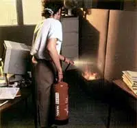 Staff fire safety training