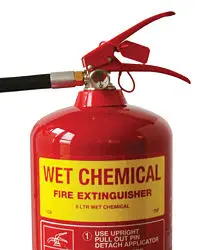6 litre wet chemical fire extinguisher